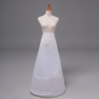 Rococò Vittoriano Lunghezza al pavimento Gonna a cerchio Tutu Gonna in tulle Sposa 2 cerchi Tinta unica Linea ad A Costume Per donna Halloween Mascherata Matrimonio Feste Carnevale di Venezia Adulti
