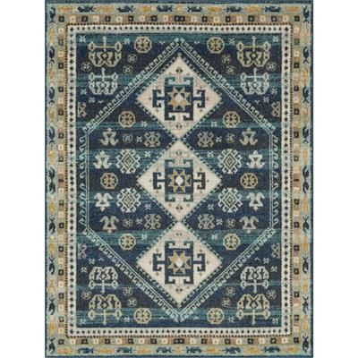 Endfield Area Rug by Mohawk Home in Blue (Size 3'3"X 5')