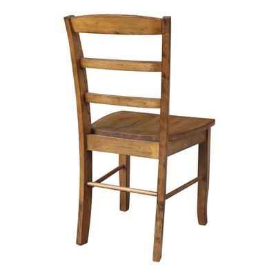 Set of Two Madrid LadderBack Chairs - Whitewood C59-2P