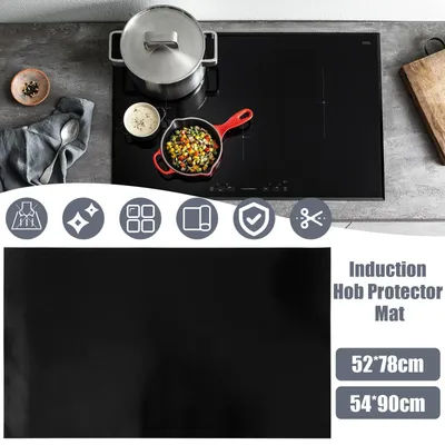 Grand tapis de protection de plaque de cuisson à Induction en Silicone, couverture anti-rayures, épais, antiadhésif, résistant à la chaleur, tapis de comptoir, nouveau