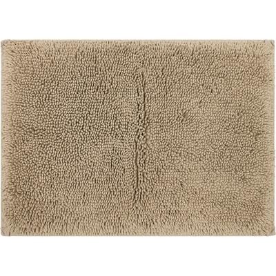 Wide Width Classic Cotton Ii Bath Rug by Mohawk Home in Taupe (Size 24" W 60" L)
