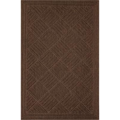 Parquet Impressions Door Mat by Mohawk Home in Copper (Size 18" X 30")