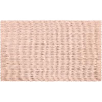 Wide Width Homespun Noodle Bath Rug by Mohawk Home in Blush (Size 20" W 34" L)