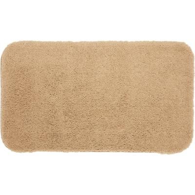 Wide Width Pure Perfection Bath Rug by Mohawk Home in Linen (Size 24" W 40" L)