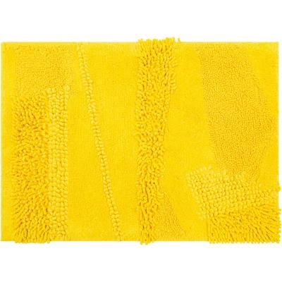 Wide Width Composition Bath Rug by Mohawk Home in Fiesta Sunshine (Size 17" W 24" L)