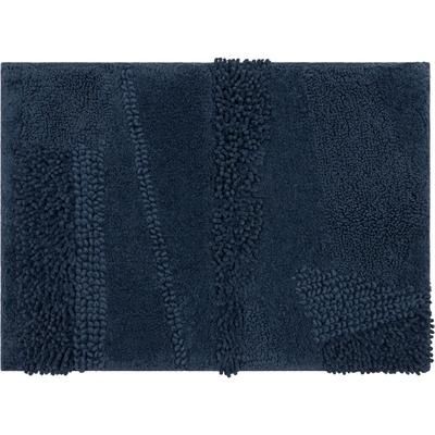 Wide Width Composition Bath Rug by Mohawk Home in Twilight (Size 21" W 34" L)