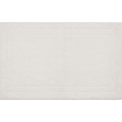 Wide Width Diplomat Bath Rug by Mohawk Home in White (Size 20" W 34" L)