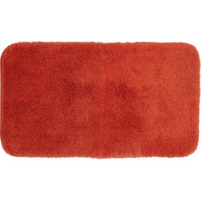 Wide Width Pure Perfection Bath Rug by Mohawk Home in Terra Cotta (Size 17" W 24" L)