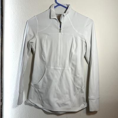 Lululemon Athletica Tops | Lululemon Half Zip | Color: White | Size: 6