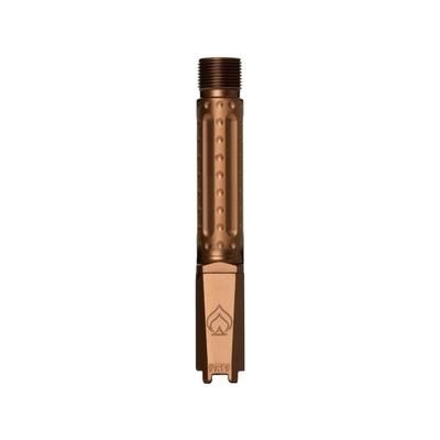 Ballistic Advantage Threaded Pistol Barrel SIG P365 Standard Bomber Fluting 1-10 Twist 1/2x28 1/2x28 PVD Copper BAPSS65ST2RI