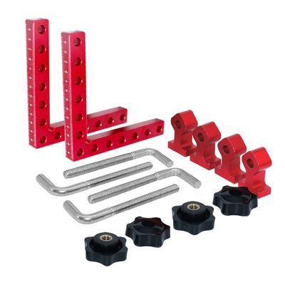 TEMU 2-pack 90° Positioning Squares: Aluminium Alloy Corner Clamps For Picture Frames, Cabinets, Boxes & Drawers