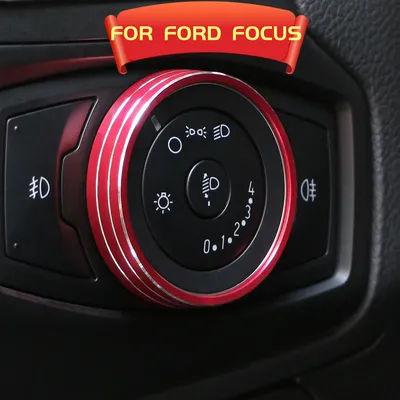 Autocollant de couverture de commutateur de phare de voiture, pour Ford Focus 3 MK3 MK4 KUGA Escape Mustang 2015 Mondeo Fusion 2013 – 2016 Ecosport 18-23