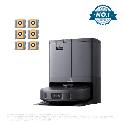 eufy X10 Pro Omni + Dust Bags（6-Pack）