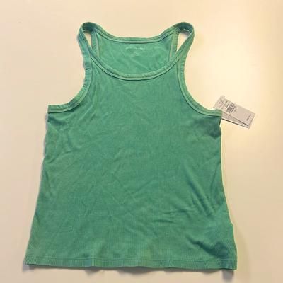 American Eagle Outfitters Tops | American Eagle Tank Top | Color: Green | Size: L