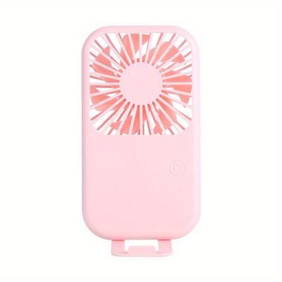 Mini Handheld Fan Battery Operated Small Personal Portable Fan Speed Adjustable Usb Rechargeable Fan Cute Design Powerful Eyelash Fan For Home Office Car Outdoor Travel