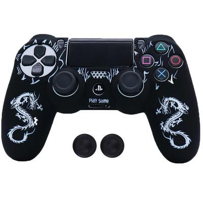 TEMU Soft Silicone Control Cover For Playstation 4 Ps4 Controller Skin Case Gamepad Joystick Accessories