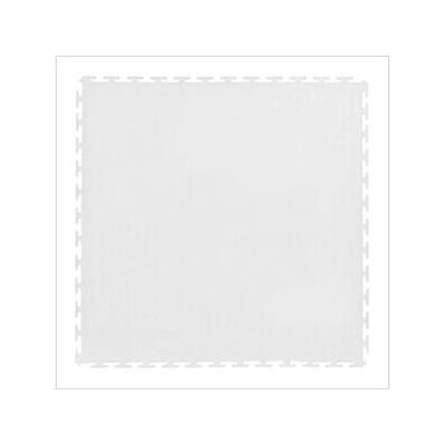 Lock-Tile 7mm White PVC Smooth Tile (50 Pack)