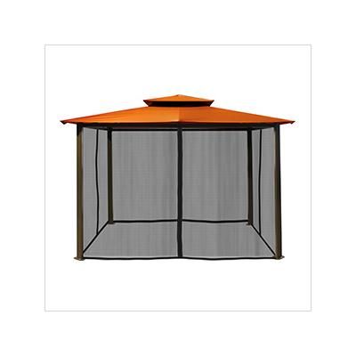 Paragon Outdoor 10 x 12 ft. Barcelona Soft Top Gazebo with Mosquito Netting (Rust Canopy)