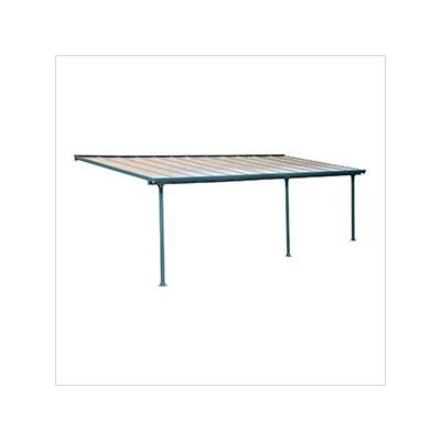 Palram-Canopia Feria 10' x 24' Patio Cover (Grey / Clear)