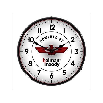 Collectable Sign and Clock Holman Moody Backlit Wall Clock