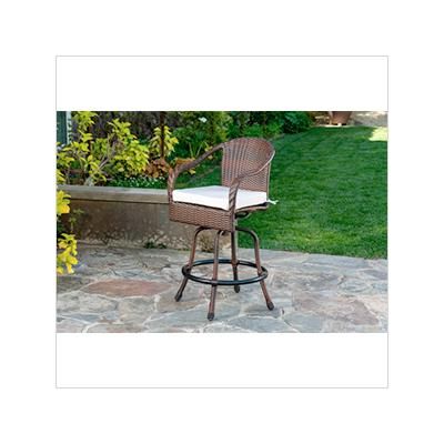 Tortuga Outdoor Sea Pines Bar Chair (Java / Canvas Natural)