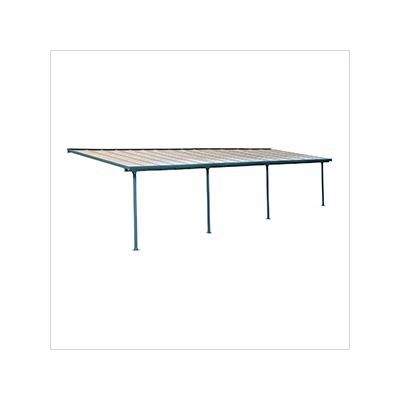 Palram-Canopia Feria 10' x 30' Patio Cover (Grey / Clear)