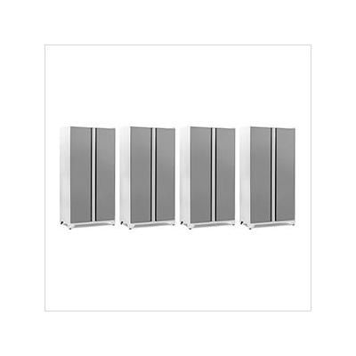 NewAge Garage Cabinets 4 x PRO Series Platinum 42 in. Multi-Use Locker