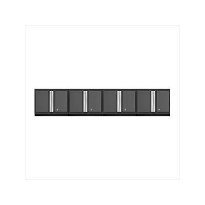 NewAge Garage Cabinets 4 x BOLD Series Grey Wall Cabinets