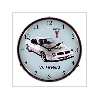 Collectable Sign and Clock 1976 Firebird TA Backlit Wall Clock