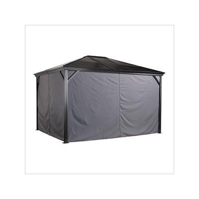 Sojag Verona 10 x 14 ft. Gazebo Curtains