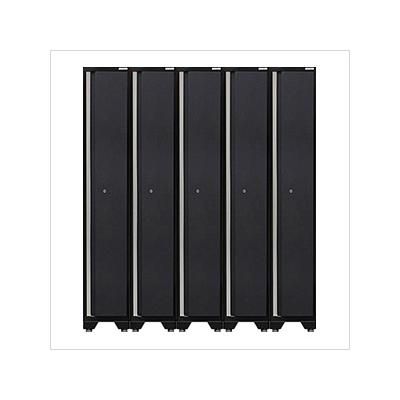 NewAge Garage Cabinets 5 x PRO Series Grey Sports Lockers