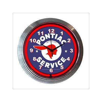 Neonetics 15-Inch Pontiac Service Neon Clock