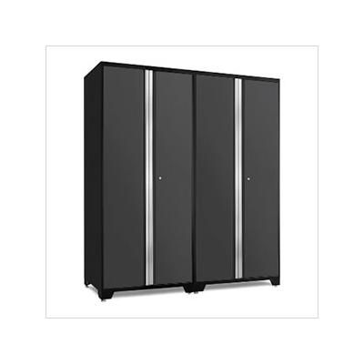 NewAge Garage Cabinets PRO Series Grey 36 in. Secure Gun Cabinet with Accessories (2-Pack)