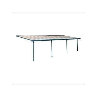 Palram-Canopia Feria 10' x 28' Patio Cover (Grey / Clear)