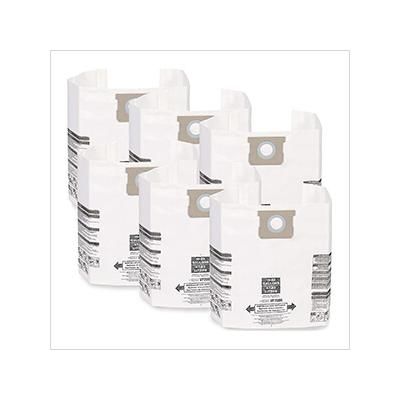 Workshop Vacs Multi-Fit General Dust Filter Bags for 15 to 22-Gallon Wet Dry Shop Vacuums (6-Pack)