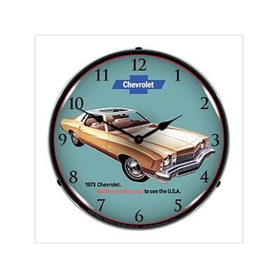 Collectable Sign and Clock 1973 Monte Carlo Backlit Wall Clock
