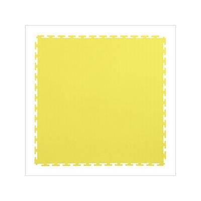 Lock-Tile 7mm Yellow PVC Smooth Tile (30 Pack)