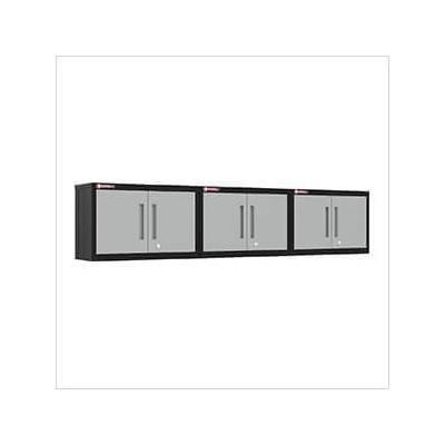 Armadillo Tough Grey Wall Cabinet (3-Pack)