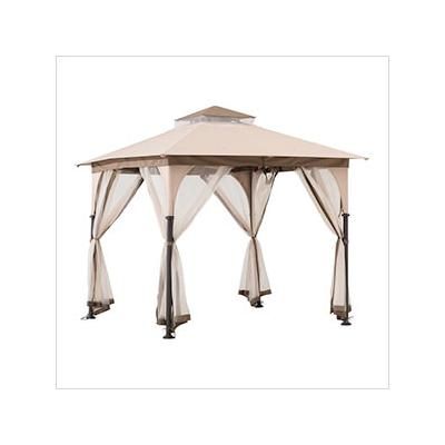 Sunjoy Group 9.5 x 9.5 Steel Soft Top Gazebo