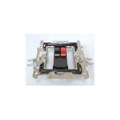 Niko - Prise haut-parleur simple encastrée fixation griffes avec support sans enjoliveur ni plaque