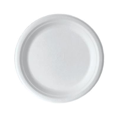 Eco Products EP-P013 WorldView 9" Round Disposable Plate - Molded Fiber, White, Case of 500