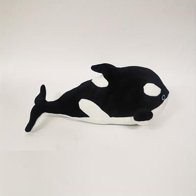 TEMU 1pc Whale Plush Toys Real Life Animal Stuffed Toys Soft Doll Birthday Christmas Gift For Boys And Girls