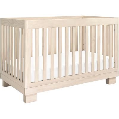 Babyletto Modo 3-in-1 Convertible Crib w/Toddler Bed Conversion Kit - Washed Natural