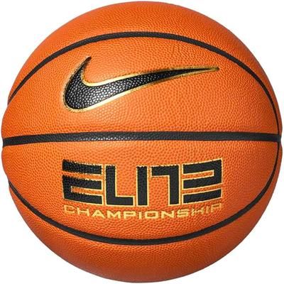 Nike Elite Championship 28.5" Basketball Amber/Black/Metallic Gold
