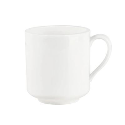 Mikasa Hospitality 5315882 12 oz Gordon Mug - Bone China, White