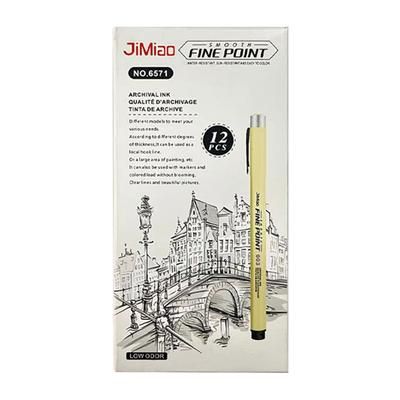 TEMU 12-pack Of Drawing Pens: Anime, Sketching, Calligraphy, And More - Art Supplies For Artists, Designers, And Office/school Use