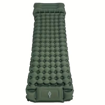 TEMU Tpu Thickened Moisture-proof Camping Air Mattress Portable Inflatable Bed