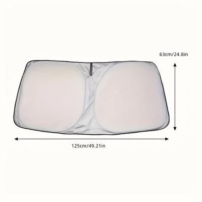 TEMU Sunshade Curtain With Upgraded Sun Protection For Universal Car Sun Visor And Heat Insulation Film
