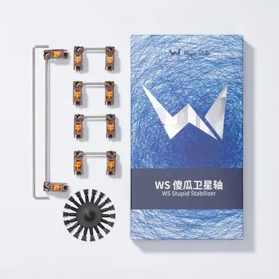 WS Stupid Keyboard Stabilizer ​Clip-in Stabilizers with 2u 6.25u 7u Wires PCB Mount Keyboard Stabilizers for Custom Keyboards
