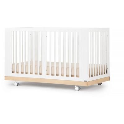 dadada Spirit 8-in-1 Convertible Crib - White / Natural